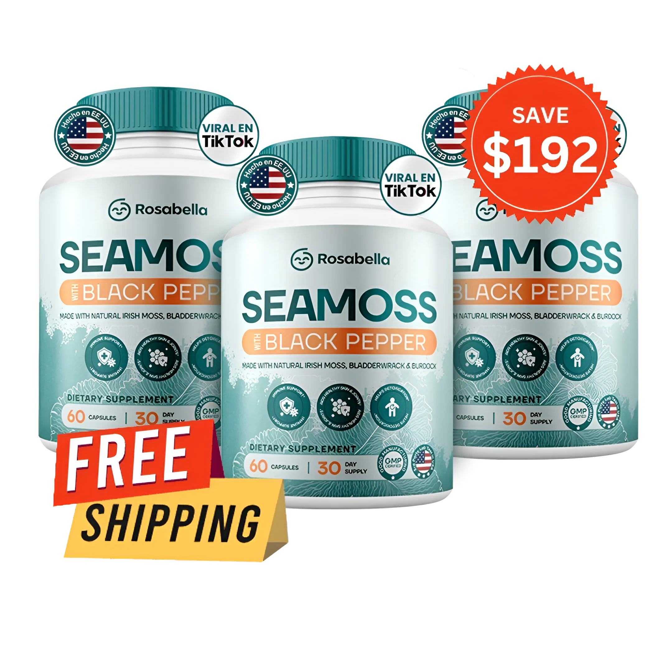 3 Months of Sea Moss Vitality Blend