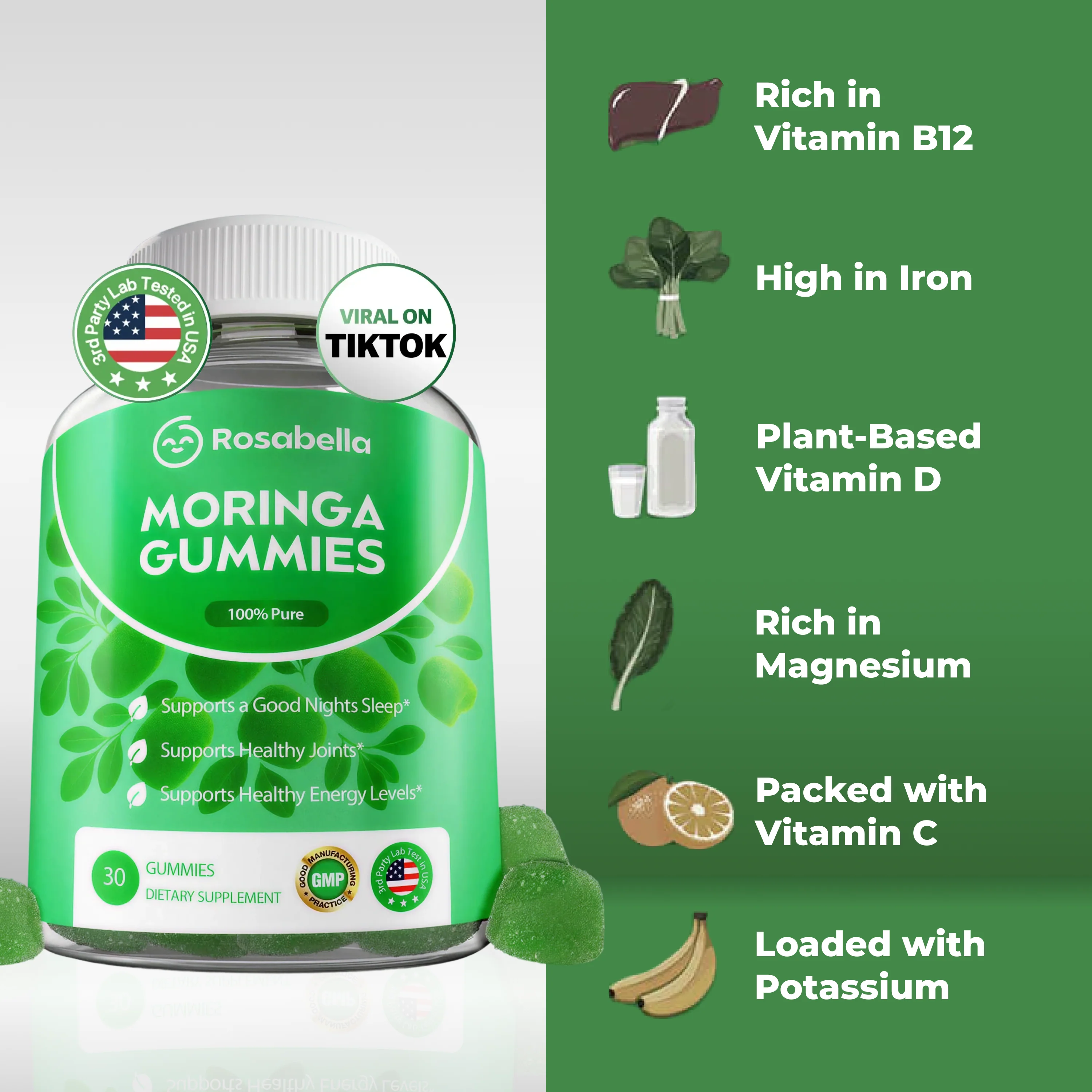Rosabella Moringa Gummies BOGO- - Image 5
